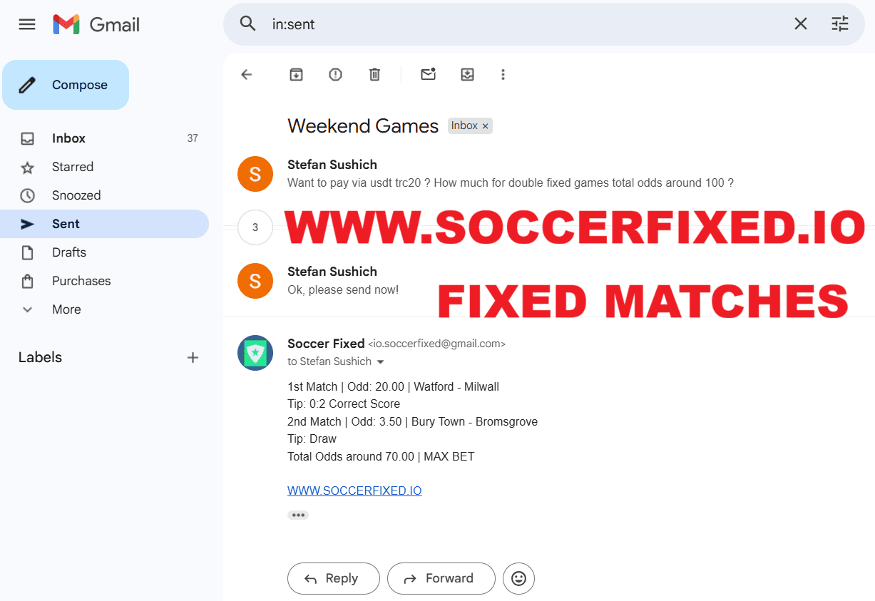 Fixed matches